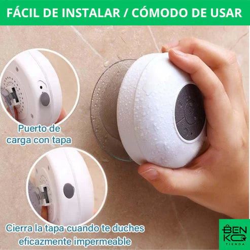 Parlante Bluetooth Resistente al Agua – Música en la Ducha