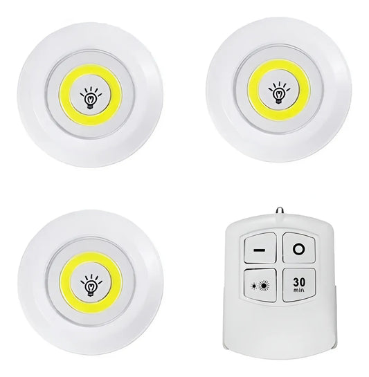 Set Lámpara de Emergencia LED con Control Remoto – Luz inalámbrica y versátil