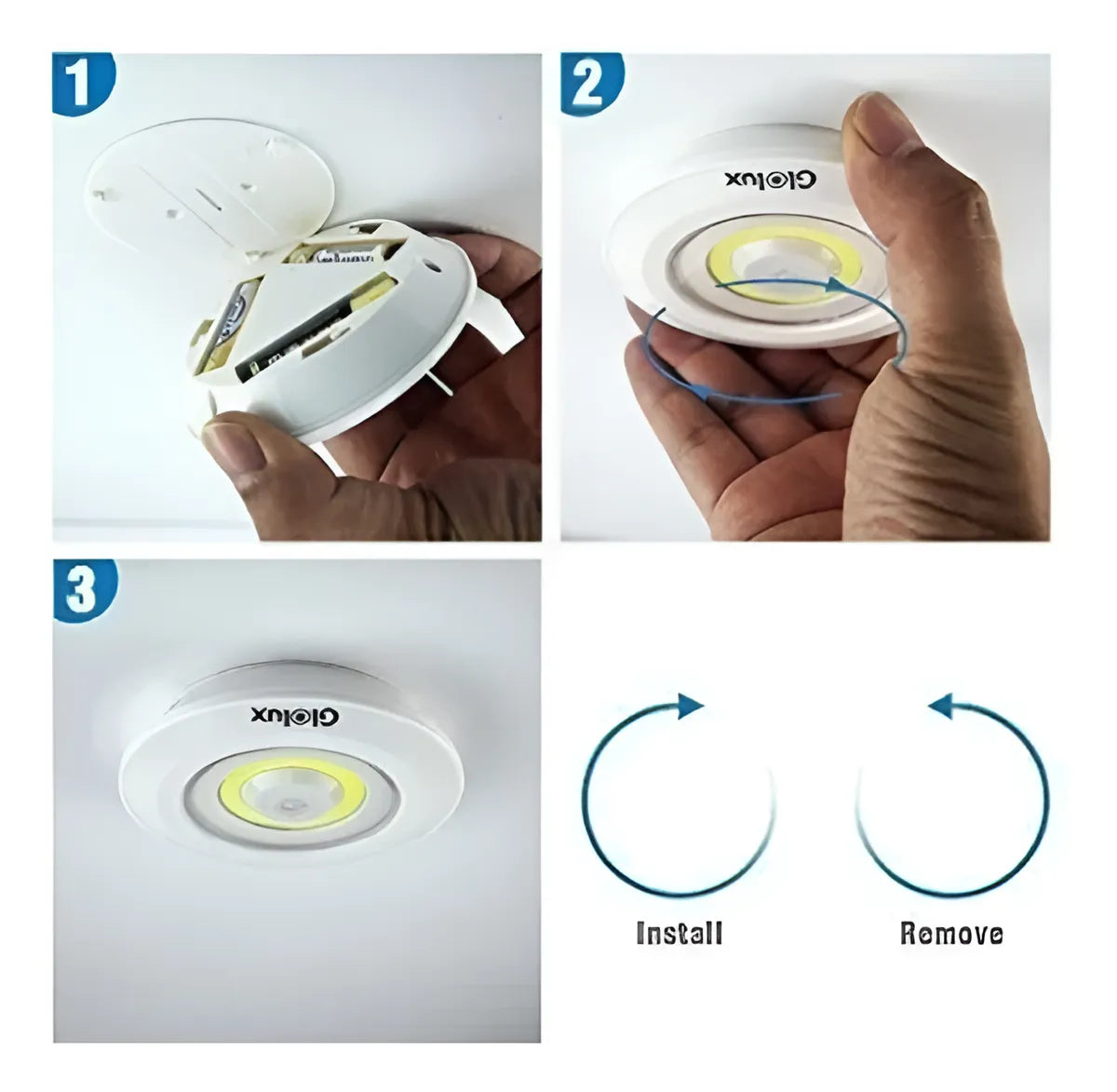 Set Lámpara de Emergencia LED con Control Remoto – Luz inalámbrica y versátil