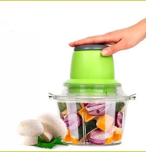 Picadora Eléctrica Multifunción – Potencia y comodidad en tu cocina
