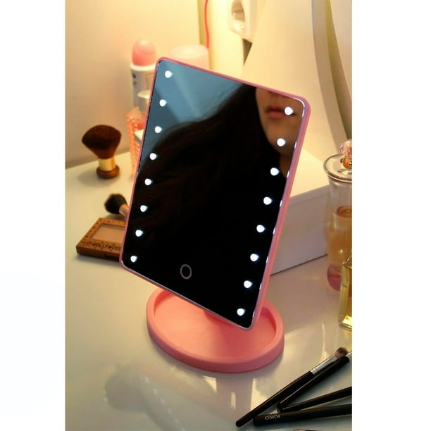 Espejo de Maquillaje con 22 LED - Ilumina tu Belleza con Estilo y Precisión