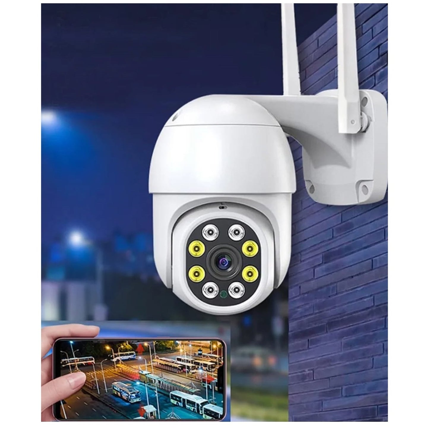 Cámara de Seguridad para Exterior Ip Wifi 1080 Robótica