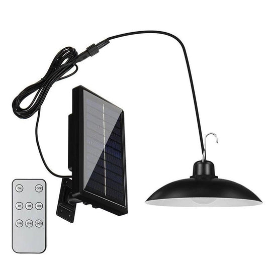 LAMPARA LED SOLAR TIPO CAMPANA