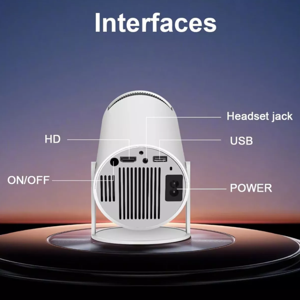 Proyector Led HY300 Android TV – Portátil y de Alta Calidad