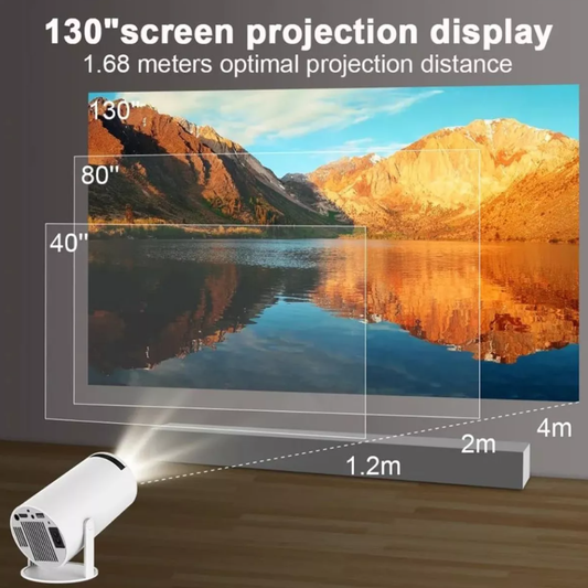Proyector Led HY300 Android TV – Portátil y de Alta Calidad