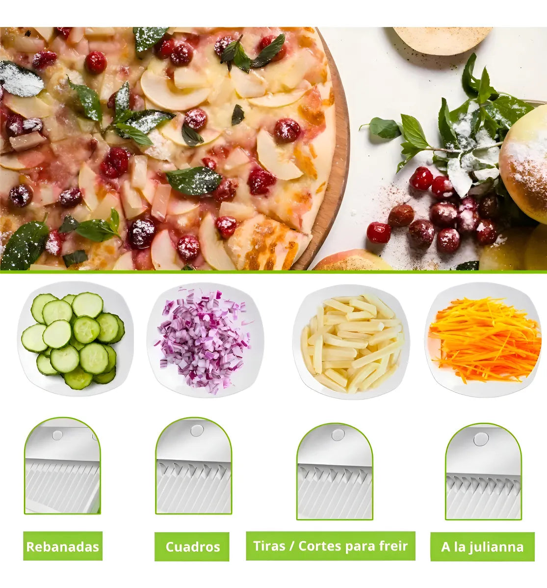 Picadora de Verdura Estilo Brava Multifuncional - Eficiencia y Durabilidad Profesional en tu Cocina