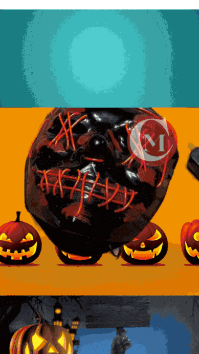 Máscara de Luz LED La Purga para Halloween – Disfraz Luminoso