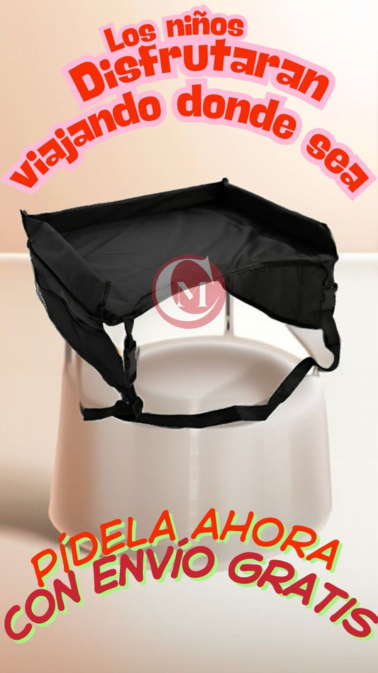 Mesa Mágica para Pequeños Viajeros – Bandeja de Viaje Infantil Impermeable